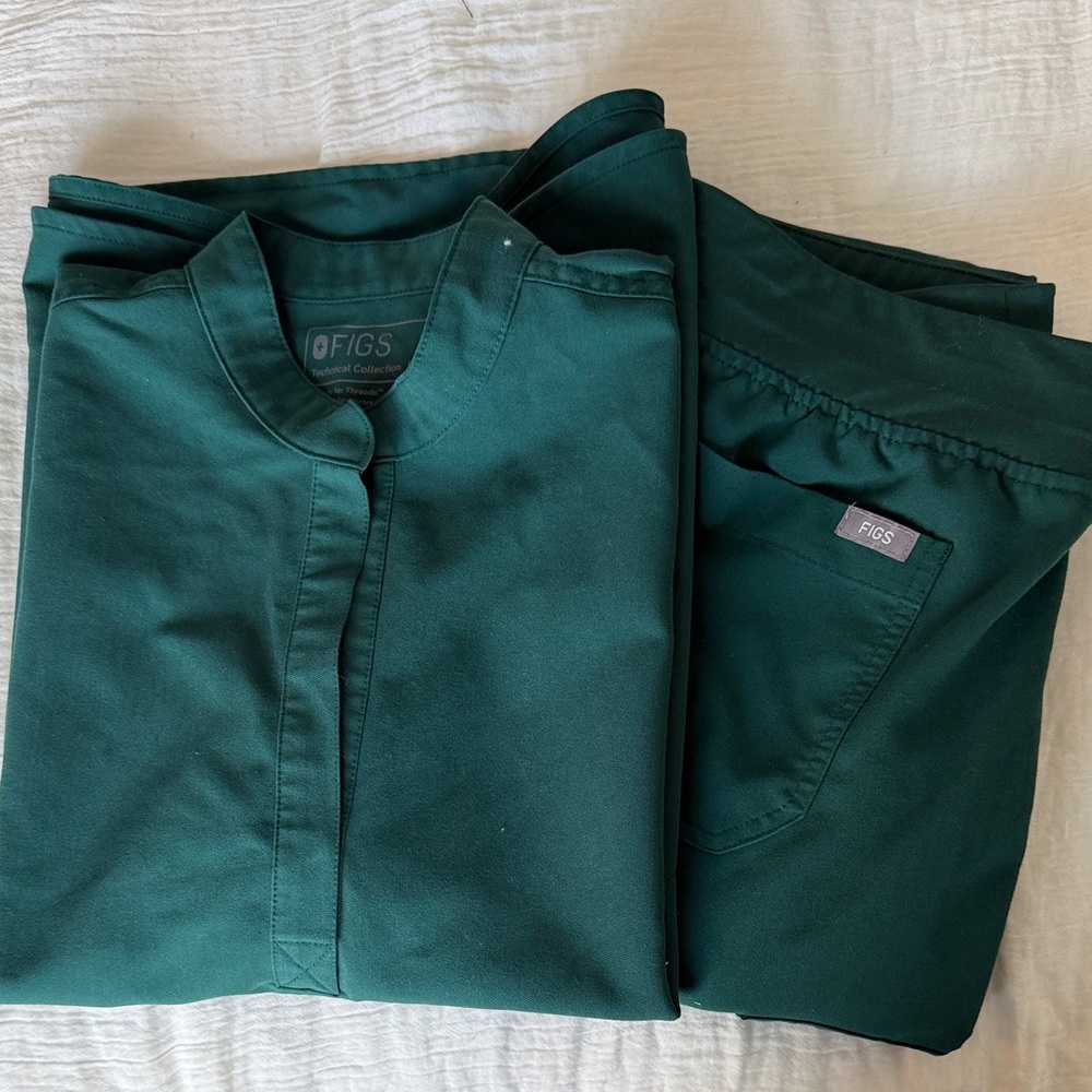 Figs Deep Green Medical Scrubs